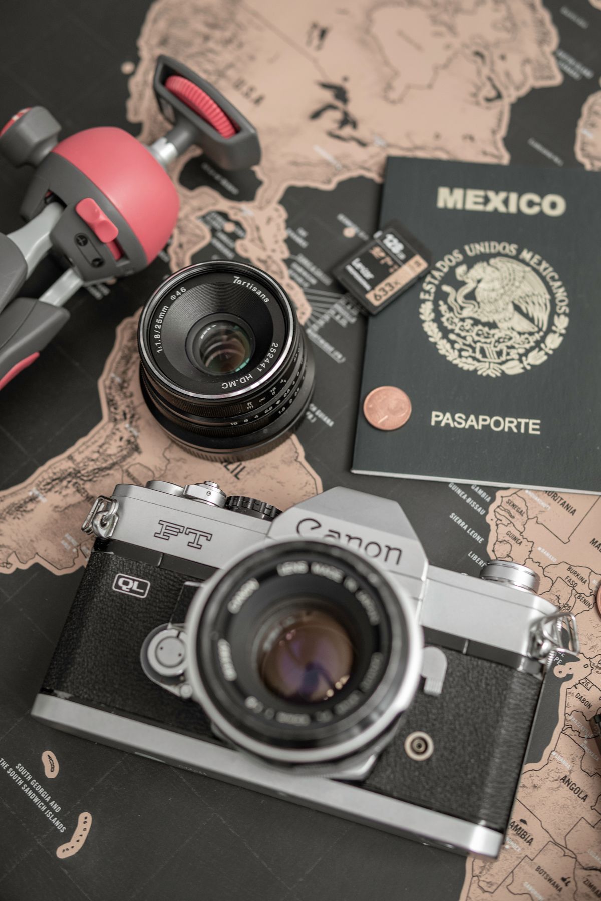 Camera used for passport photos